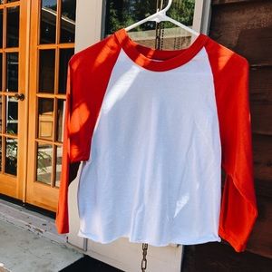 Soft vintage baseball tee